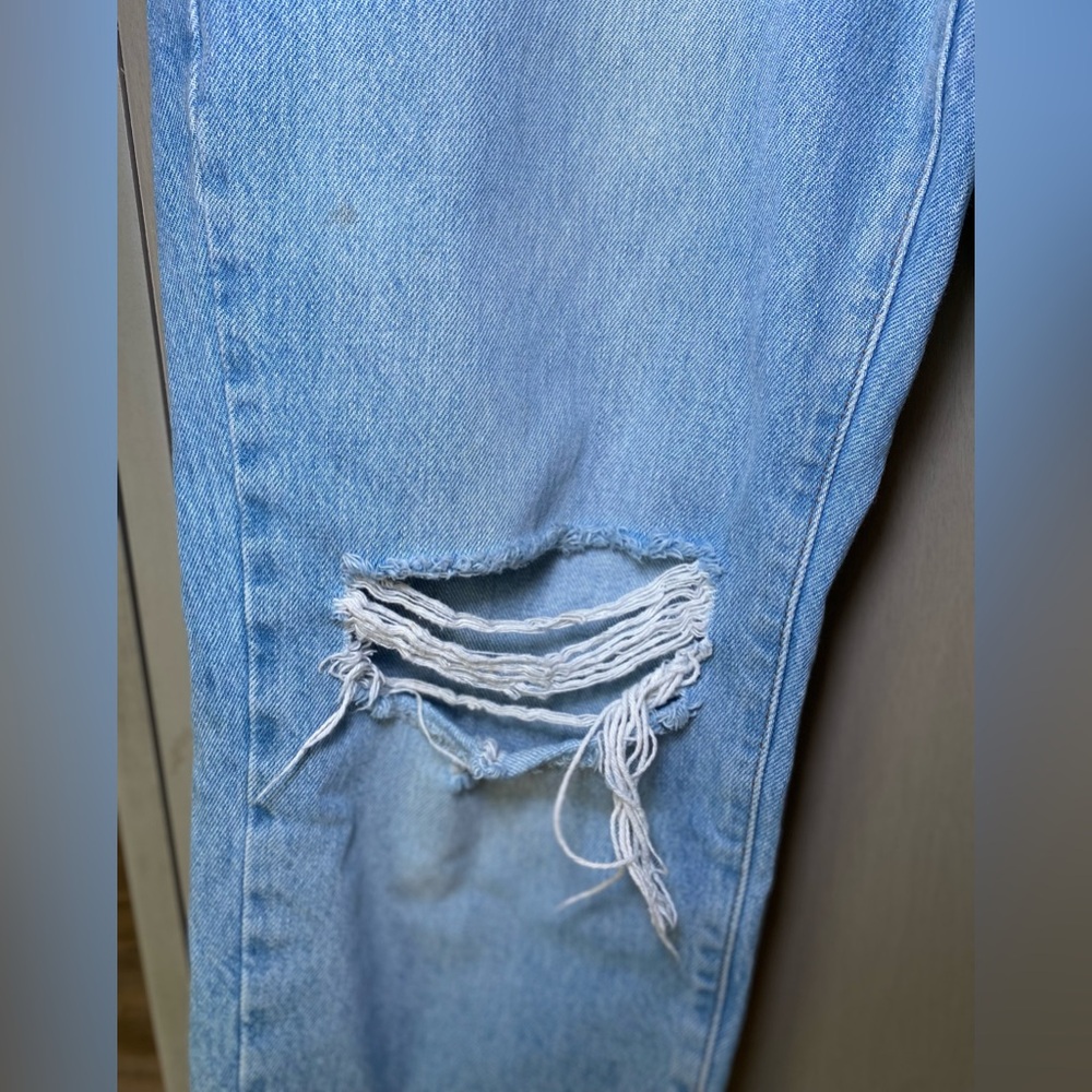 BDG Light Blue Straight Leg Jeans - Picture 4 of 12